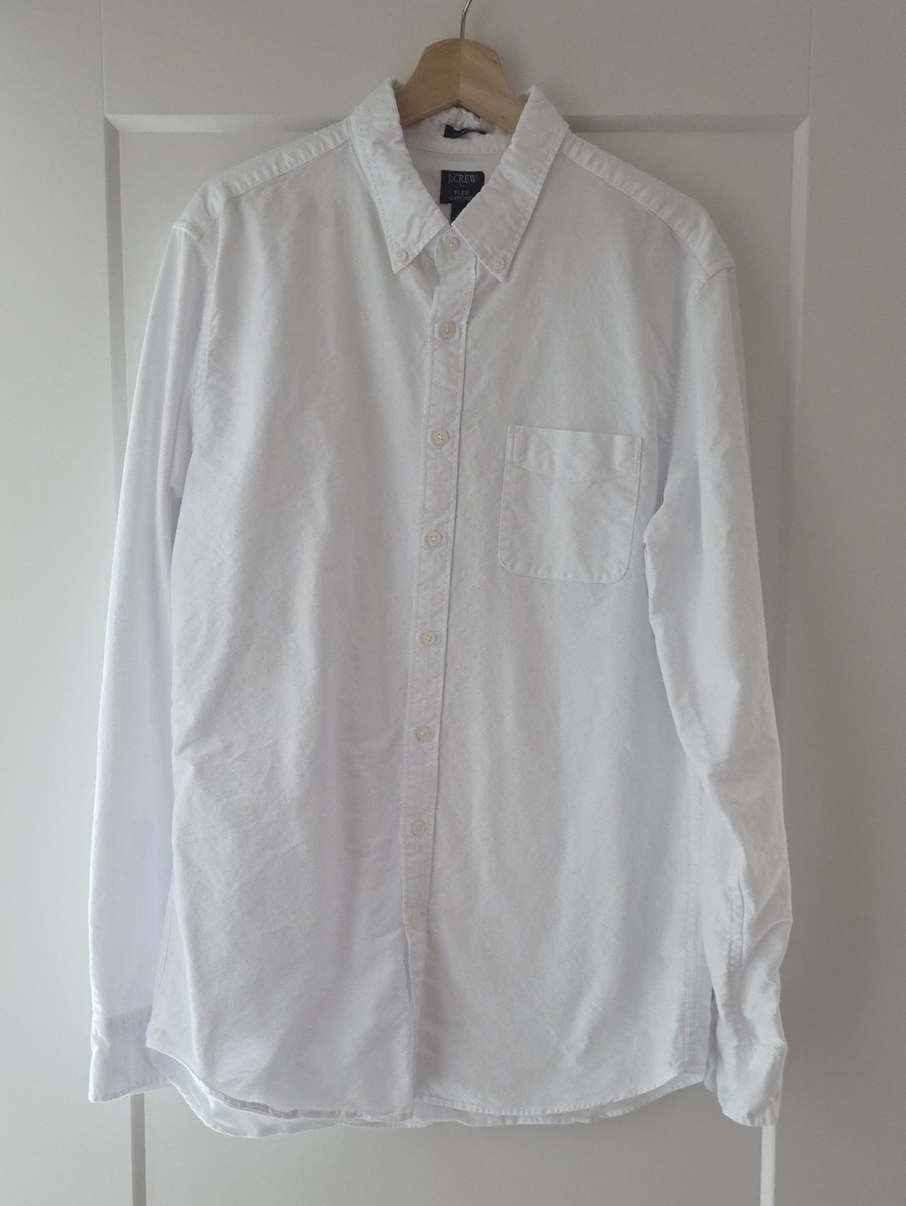 Classic White Men's Button-Down Shirt - J. Crew